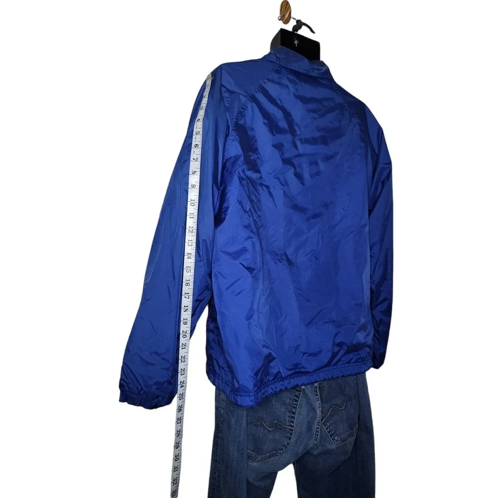 Vintage Sport-Tek Windbreaker Jacket Men Sz M Sport Authority Button Up Casual‎